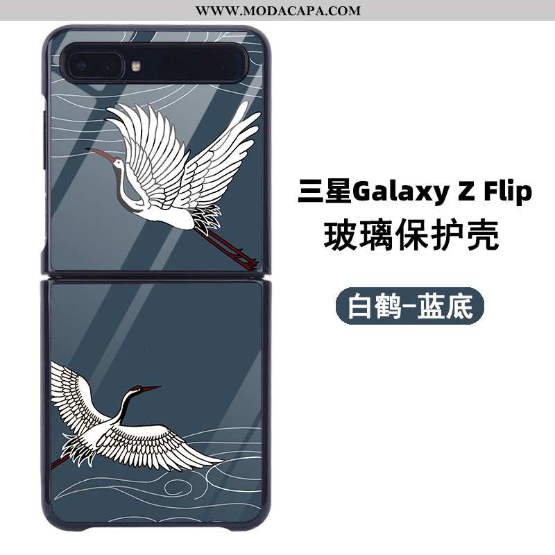 Capas Samsung Z Flip Vidro Telemóvel Cases Protetoras Guindaste Personalizadas Baratas