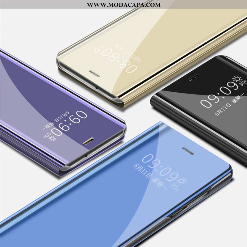 Capas Sony Xperia 1 Ii Protetoras Antiqueda Frente Tendencia Telemóvel Couro Baratas