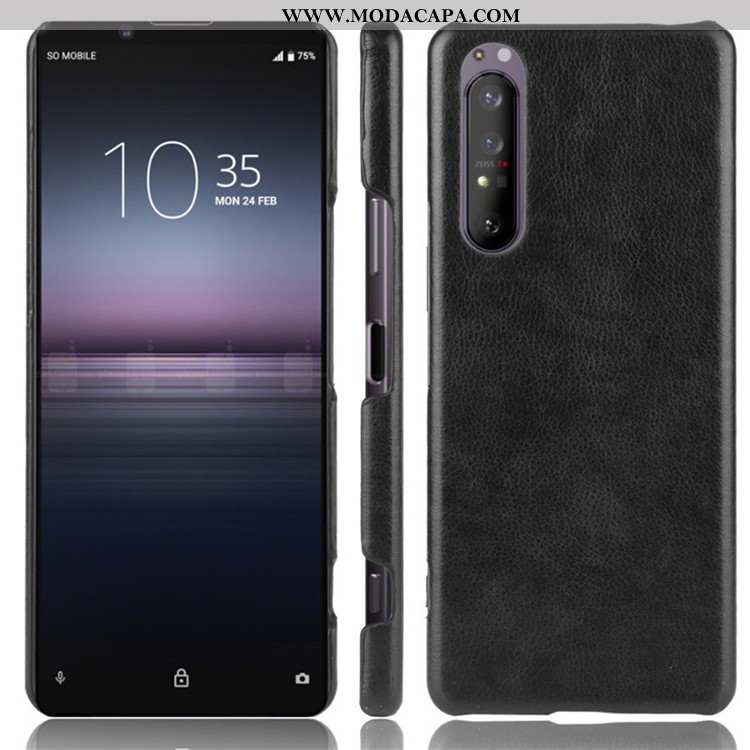 Capas Sony Xperia 1 Ii Protetoras Resistente Couro Telemóvel Tendencia Cases Venda