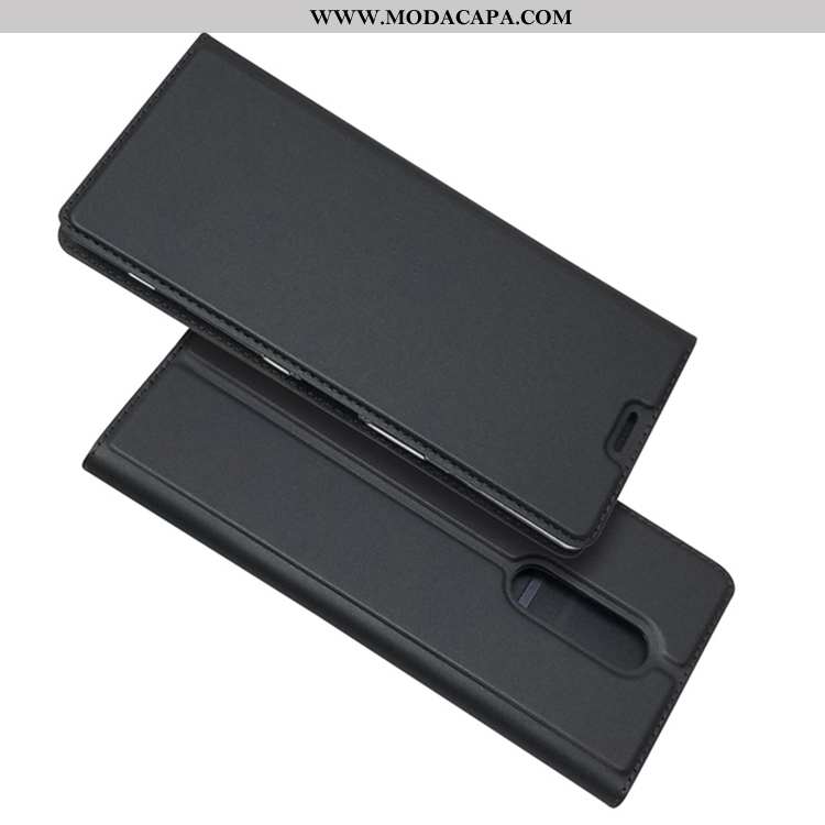 Capa Sony Xperia 1 Transparente Completa Telemóvel Silicone Antiqueda Capas Preto Comprar