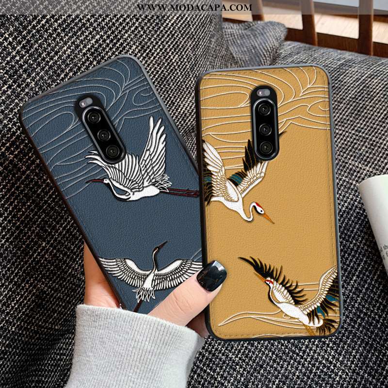 Capa Sony Xperia 1 Tendencia Silicone Telemóvel Antiqueda Guindaste Personalizada Capas Online