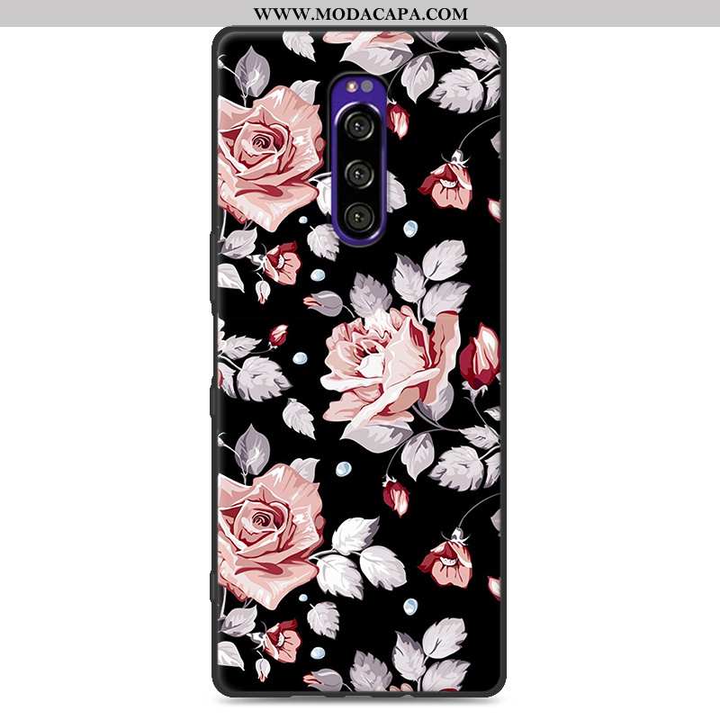 Capa Sony Xperia 1 Personalizada Soft Simples Pequena Protetoras Silicone Capas Baratos