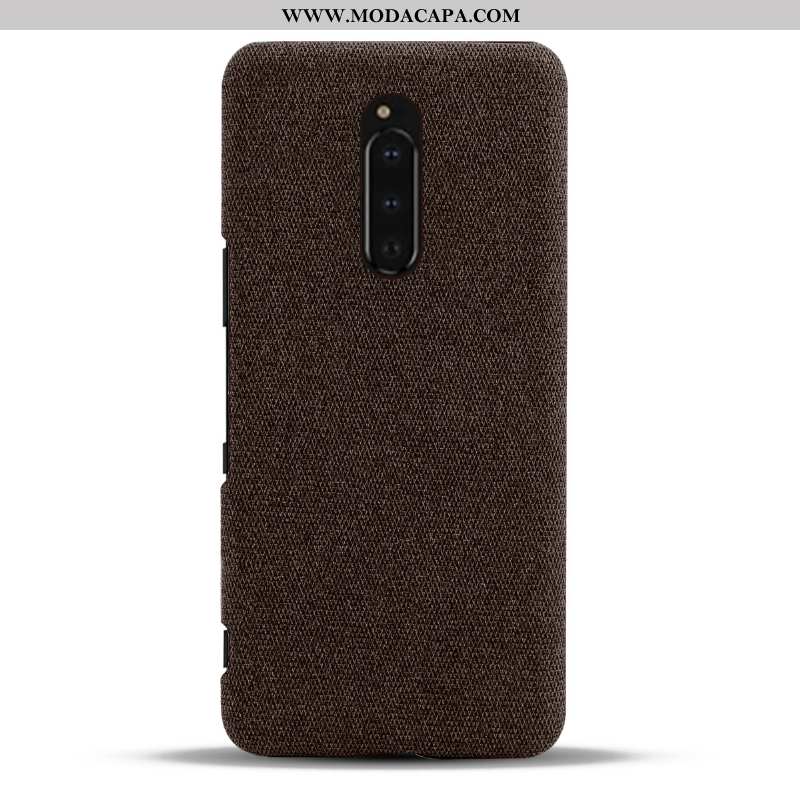 Capa Sony Xperia 1 Slim Protetoras Telemóvel Antiqueda Tecido Minimalista Capas Online