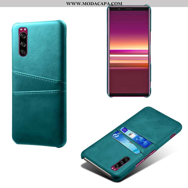 Capa Sony Xperia 10 Ii Protetoras Azul Escuro Cases Capas Telemóvel Couro Comprar