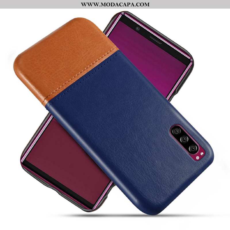 Capas Sony Xperia 10 Ii Couro Cases Vermelho Telemóvel Resistente Antiqueda Comprar