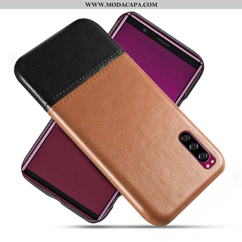 Capas Sony Xperia 10 Ii Couro Cases Vermelho Telemóvel Resistente Antiqueda Comprar