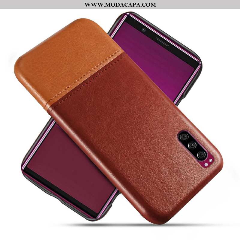 Capas Sony Xperia 10 Ii Couro Cases Vermelho Telemóvel Resistente Antiqueda Comprar