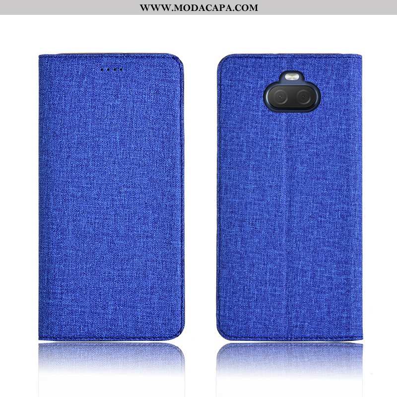 Capa Sony Xperia 10 Silicone Linho Capas Completa Protetoras Cover Antiqueda Venda