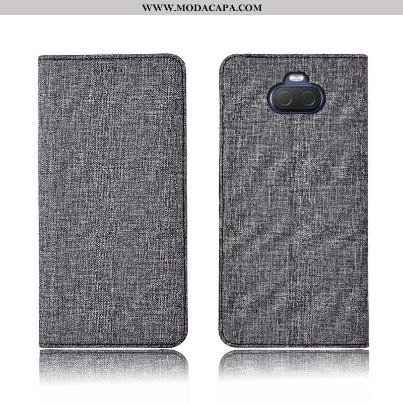 Capa Sony Xperia 10 Silicone Linho Capas Completa Protetoras Cover Antiqueda Venda