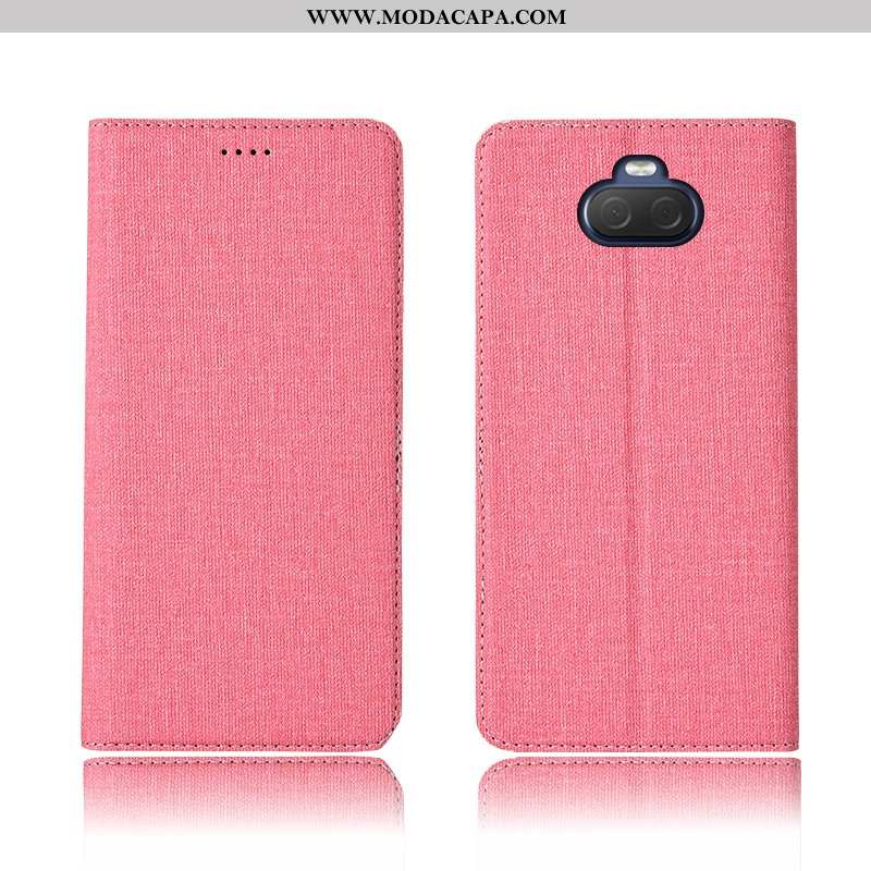 Capa Sony Xperia 10 Silicone Linho Capas Completa Protetoras Cover Antiqueda Venda