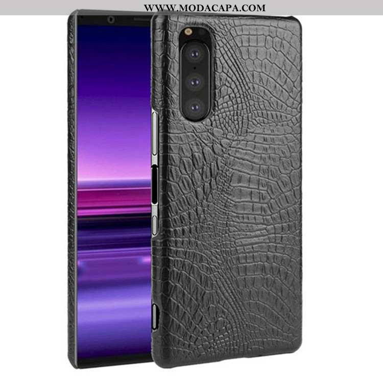 Capas Sony Xperia 5 Protetoras Cases Preto Retro Telemóvel Crocs Comprar