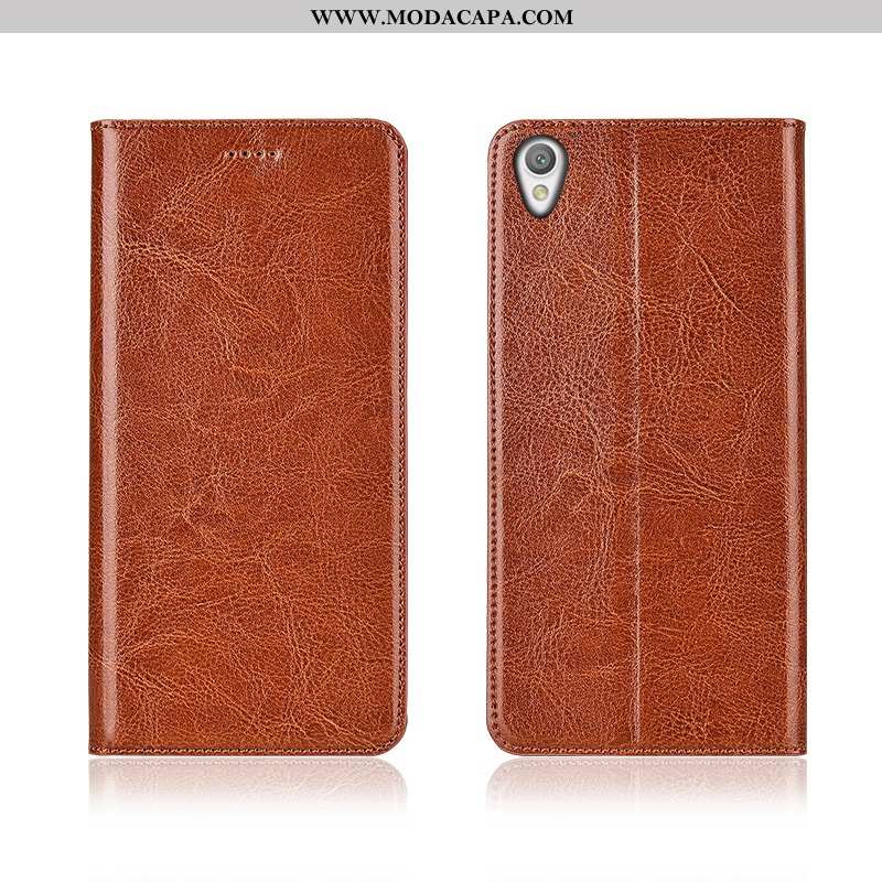 Capa Sony Xperia L1 Couro Nova Antiqueda Completa Capas Cases Protetoras Baratas