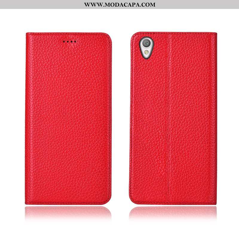 Capa Sony Xperia L1 Couro Soft Protetoras Cover Completa Silicone Legitimo Preto Venda