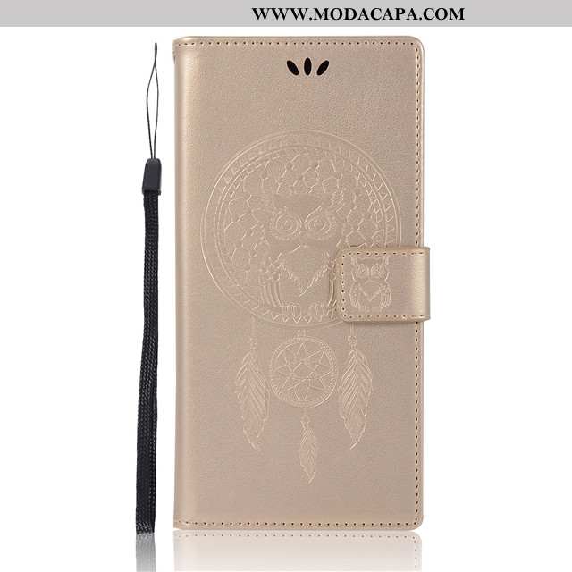 Capa Sony Xperia L1 Carteira Telemóvel Protetoras Dourado Cases Online