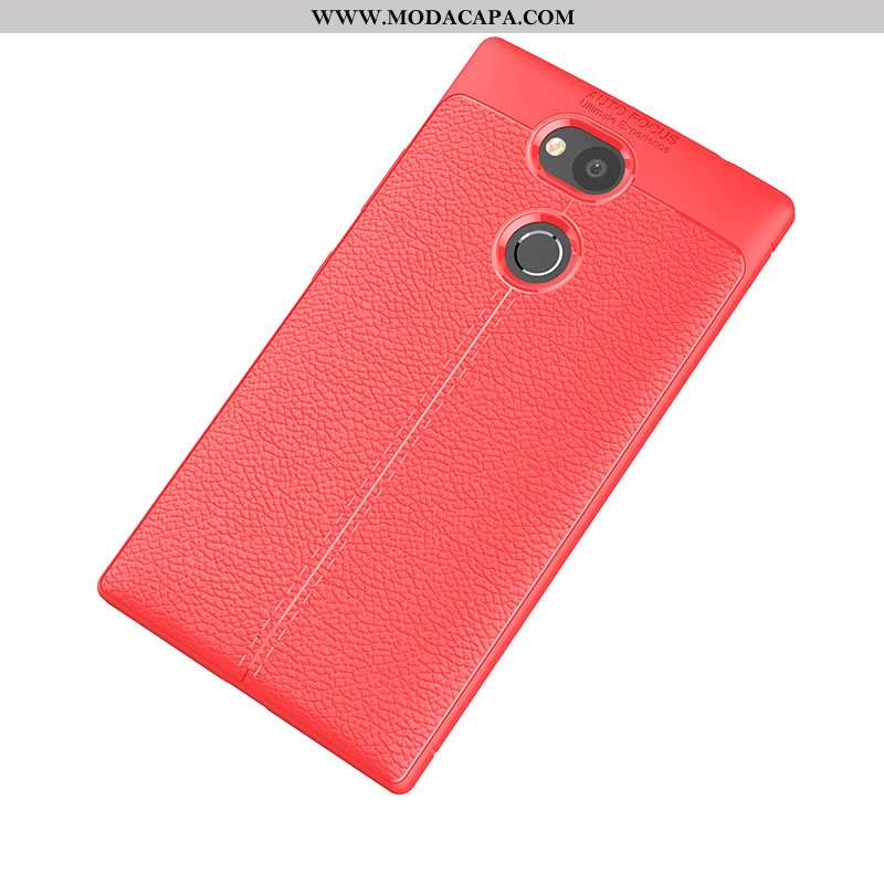 Capa Sony Xperia L2 Protetoras Soft Vermelho Silicone Telemóvel Slim Couro Comprar