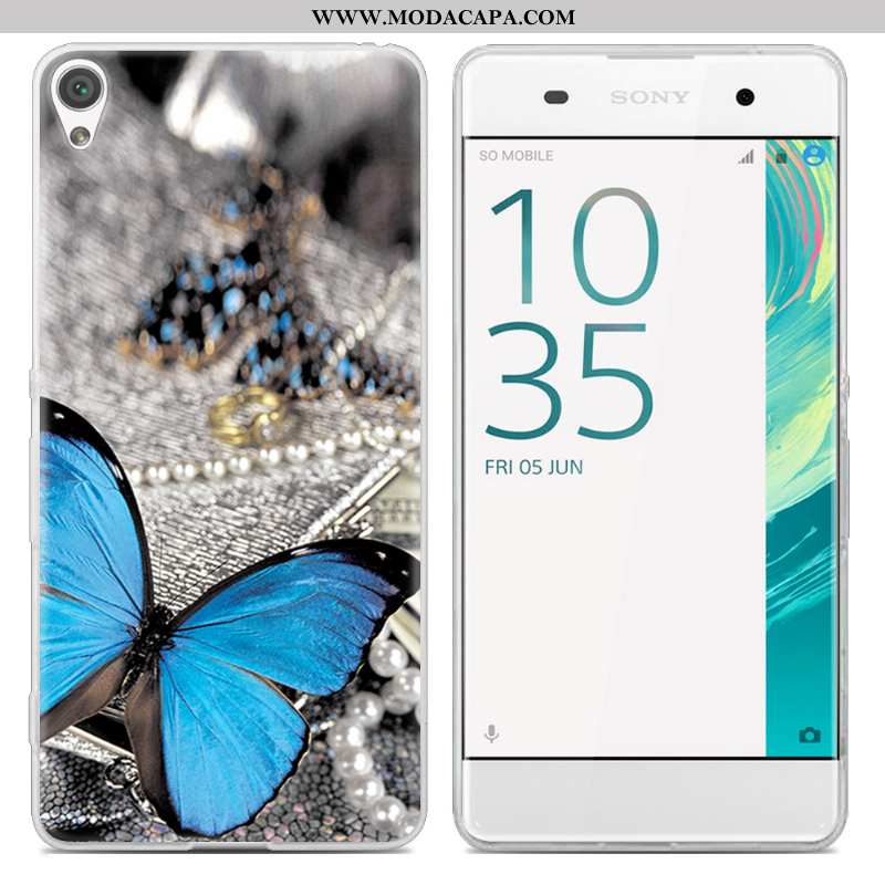 Capas Sony Xperia Xa Criativas Pintado Telemóvel Tendencia Antiqueda Clara Cases Baratos