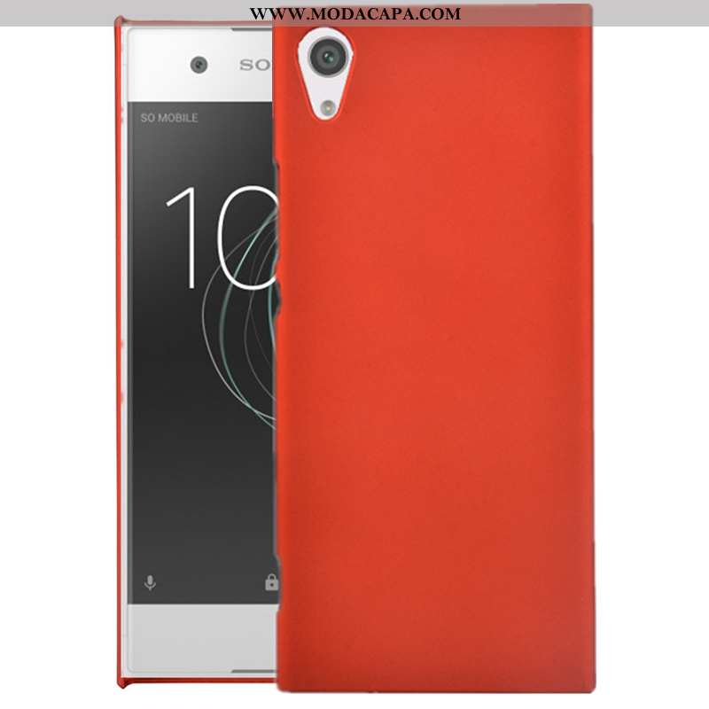 Capa Sony Xperia Xa Fosco Telemóvel Cases Vermelho Capas Resistente Protetoras Barato
