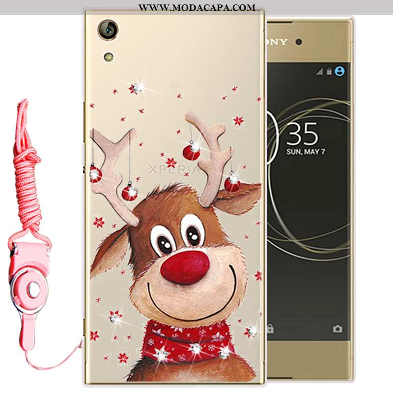 Capas Sony Xperia Xa Ultra Silicone Soft Cases Protetoras Dourado Telemóvel Venda