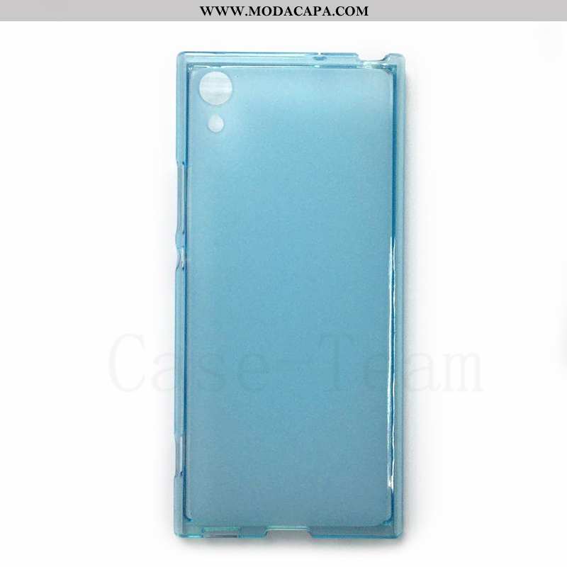 Capa Sony Xperia Xa1 Protetoras Cases Telemóvel Tecido Capas Azul Venda