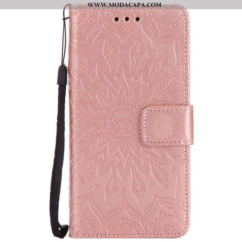 Capa Sony Xperia Xa1 Protetoras Rosa Couro Cases Capas Telemóvel Carteira Promoção