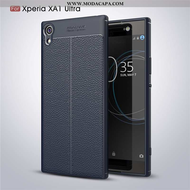 Capa Sony Xperia Xa1 Ultra Protetoras Telemóvel Soft Cases Antiqueda Couro Capas Online