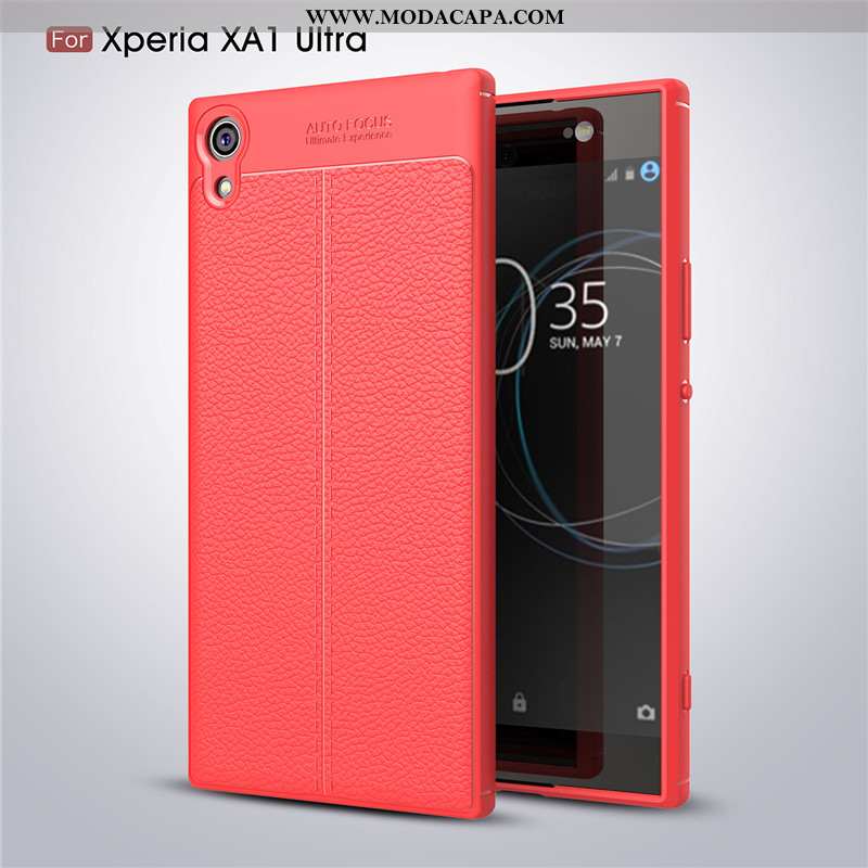 Capa Sony Xperia Xa1 Ultra Protetoras Telemóvel Soft Cases Antiqueda Couro Capas Online