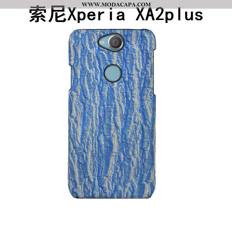 Capas Sony Xperia Xa2 Plus Protetoras Estiloso Criativas Cinza Telemóvel Couro Venda