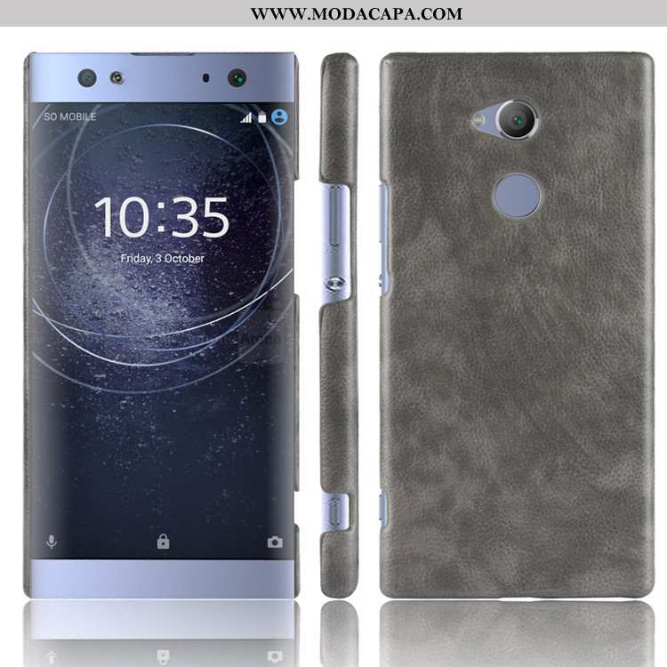 Capa Sony Xperia Xa2 Couro Protetoras Capas Telemóvel Cases Resistente Vermelho Promoção