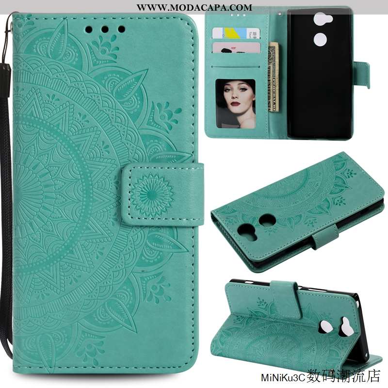 Capas Sony Xperia Xa2 Couro Cover Roxa Protetoras Cases Antiqueda Telemóvel Baratos