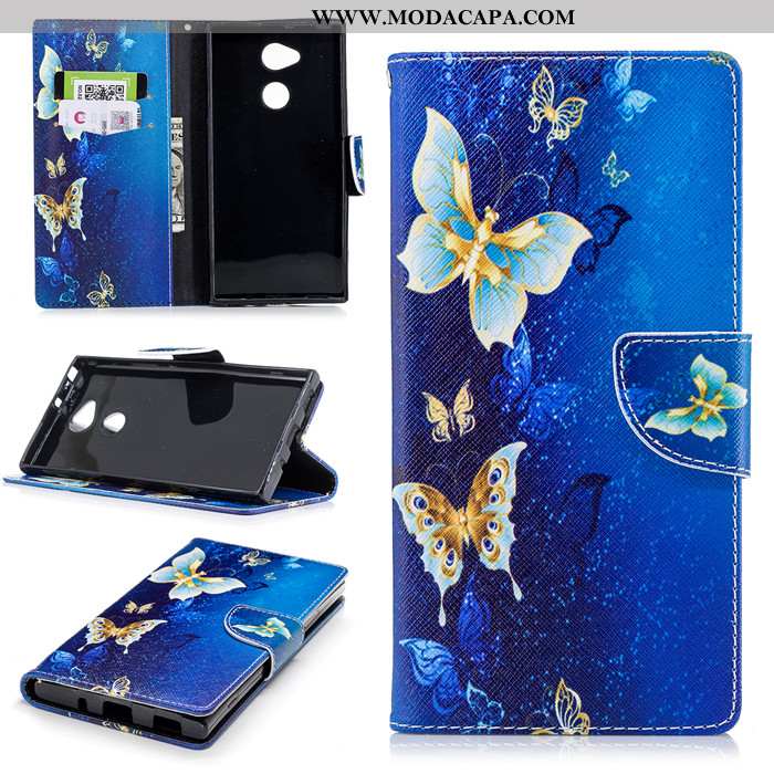 Capas Sony Xperia Xa2 Ultra Silicone Azul Cases Protetoras Completa Soft Telemóvel Barato