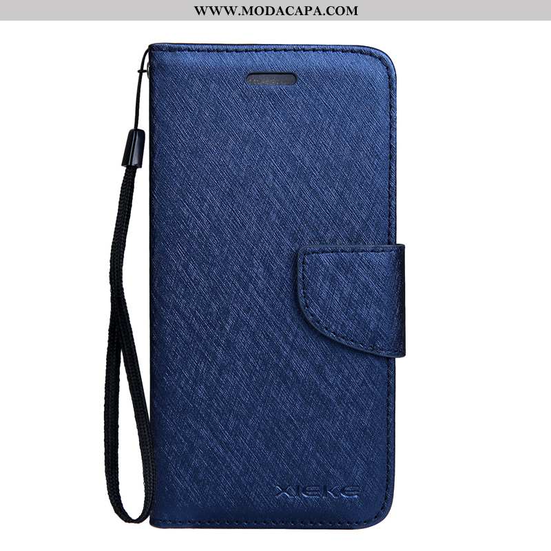 Capa Sony Xperia Xz1 Compact Couro Cases Azul Capas Business Cover Telemóvel Online