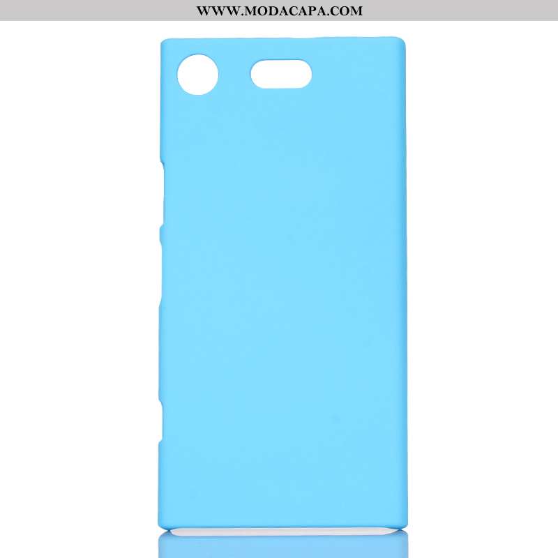 Capa Sony Xperia Xz1 Compact Protetoras Cases Fosco Telemóvel Azul Resistente Capas Online