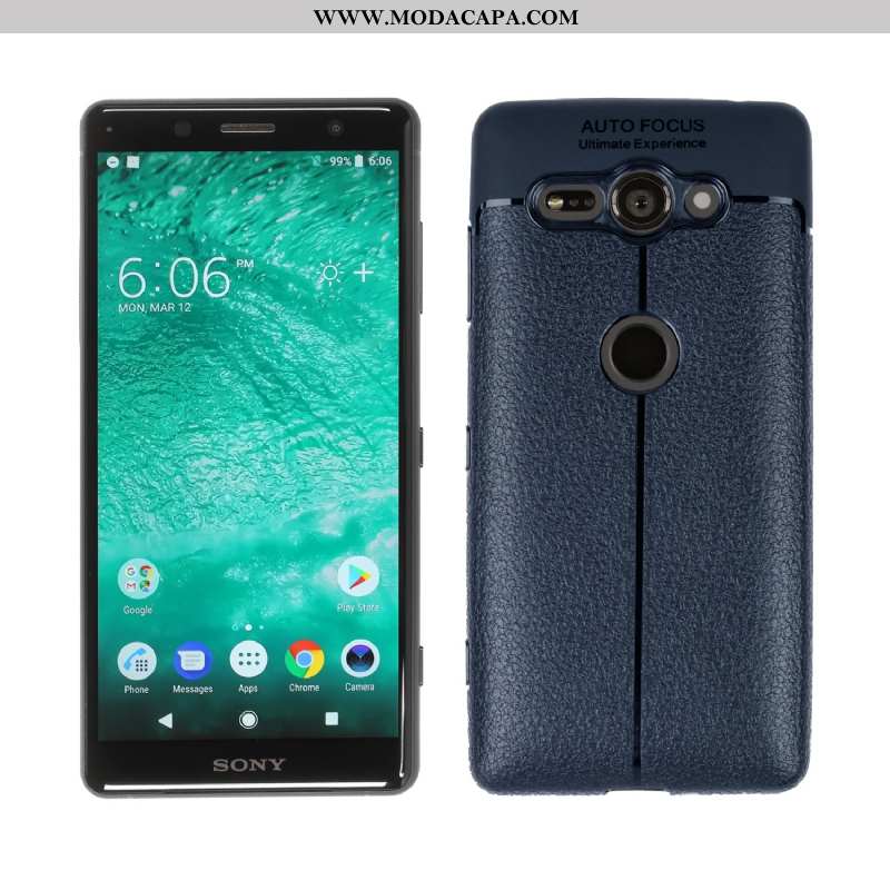 Capas Sony Xperia Xz2 Compact Telemóvel Cases Azul Escuro Comprar