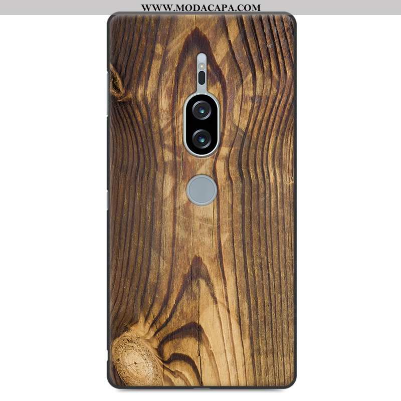 Capas Sony Xperia Xz2 Premium Silicone Telemóvel Cinza Personalizado Madeira Cases Online