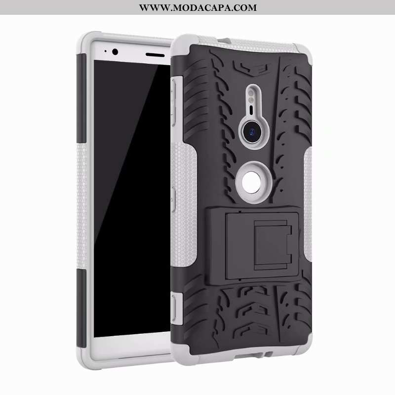 Capas Sony Xperia Xz2 Slim Cases Roxa Suporte Casal Criativas Barato