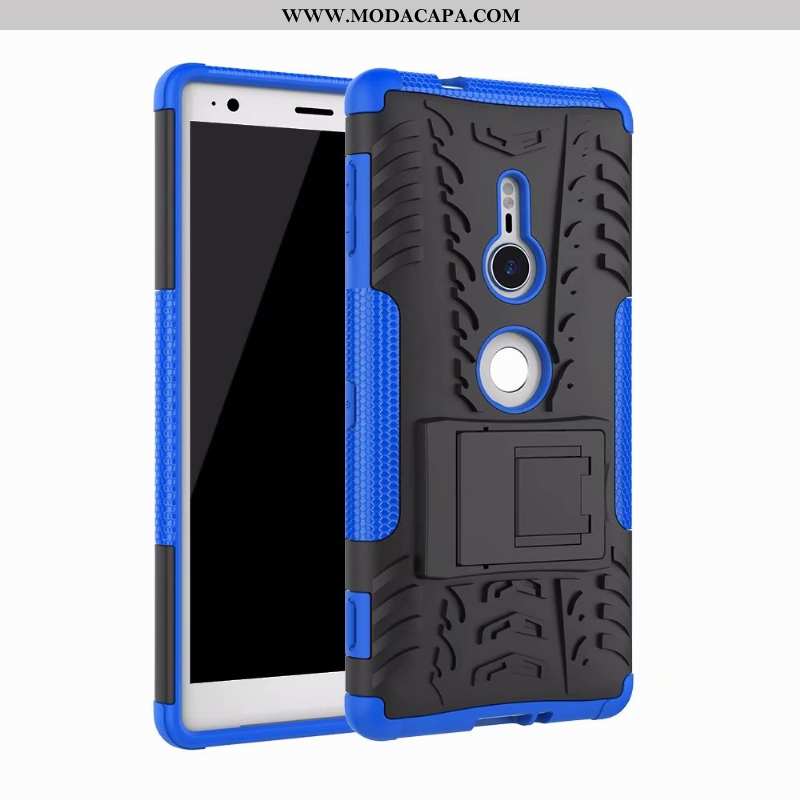 Capas Sony Xperia Xz2 Slim Cases Roxa Suporte Casal Criativas Barato