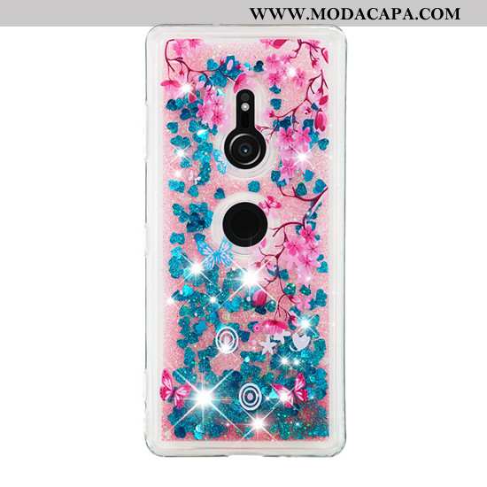 Capas Sony Xperia Xz3 Criativas Cases Desenho Animado Roxa Telemóvel Comprar