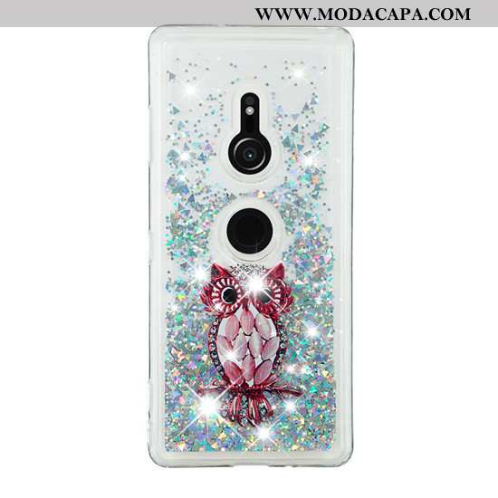 Capas Sony Xperia Xz3 Criativas Cases Desenho Animado Roxa Telemóvel Comprar