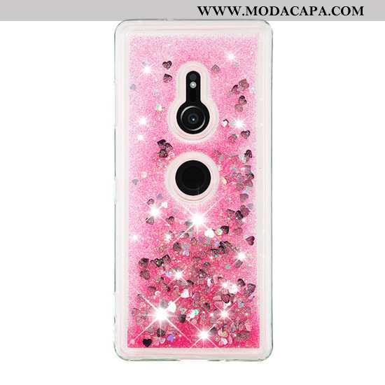 Capas Sony Xperia Xz3 Criativas Cases Desenho Animado Roxa Telemóvel Comprar