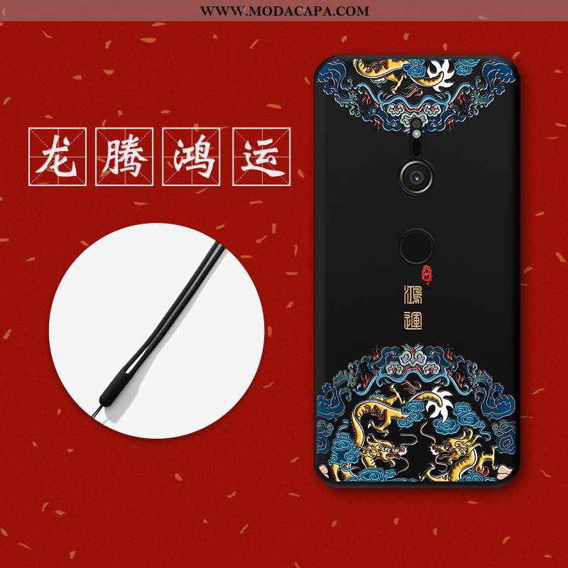 Capas Sony Xperia Xz3 Criativas Preto Personalizado Cases Tendencia Completa Online