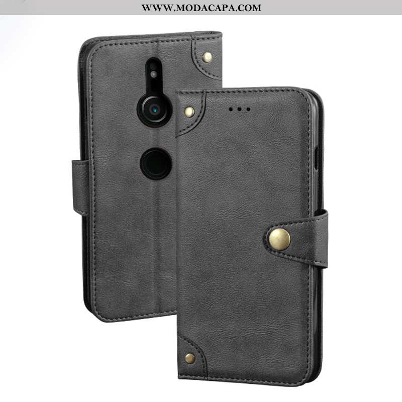 Capa Sony Xperia Xz3 Soft Novas Vintage Preto Protetoras Cola Cases Barato