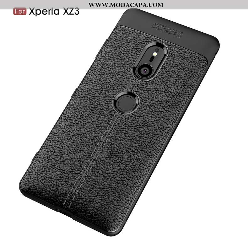 Capas Sony Xperia Xz3 Protetoras Telemóvel Cases Completa Couro Tendencia Barato