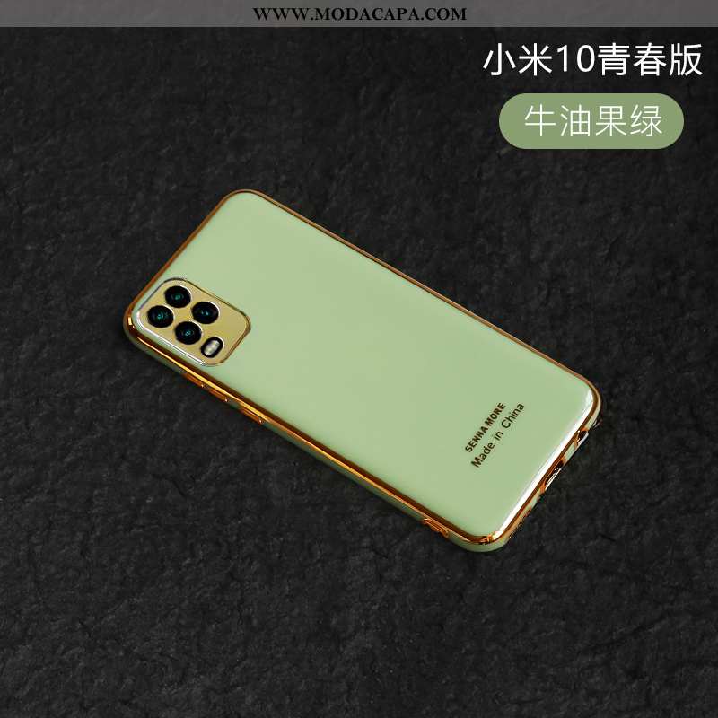 Capa Xiaomi Mi 10 Lite Silicone Criativas Antiqueda Telinha Completa Primavera Nova Comprar
