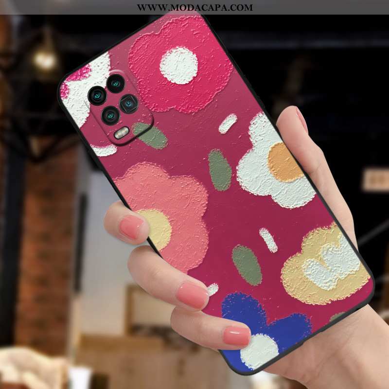 Capa Xiaomi Mi 10 Lite Silicone Novas Tendencia Rosa Protetoras Soft Primavera Comprar