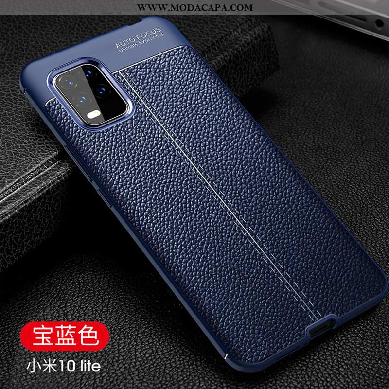 Capas Xiaomi Mi 10 Lite Soft Calor Pequena Antiqueda Cases De Grau Baratos