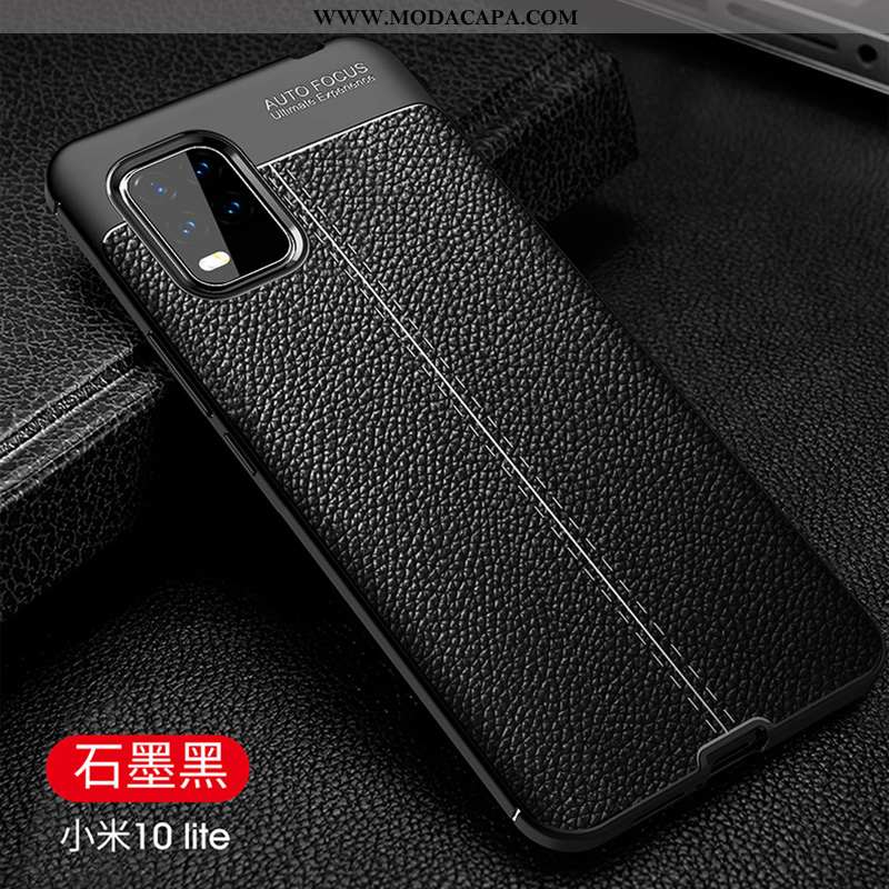 Capas Xiaomi Mi 10 Lite Soft Calor Pequena Antiqueda Cases De Grau Baratos