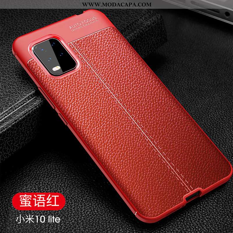 Capas Xiaomi Mi 10 Lite Soft Calor Pequena Antiqueda Cases De Grau Baratos