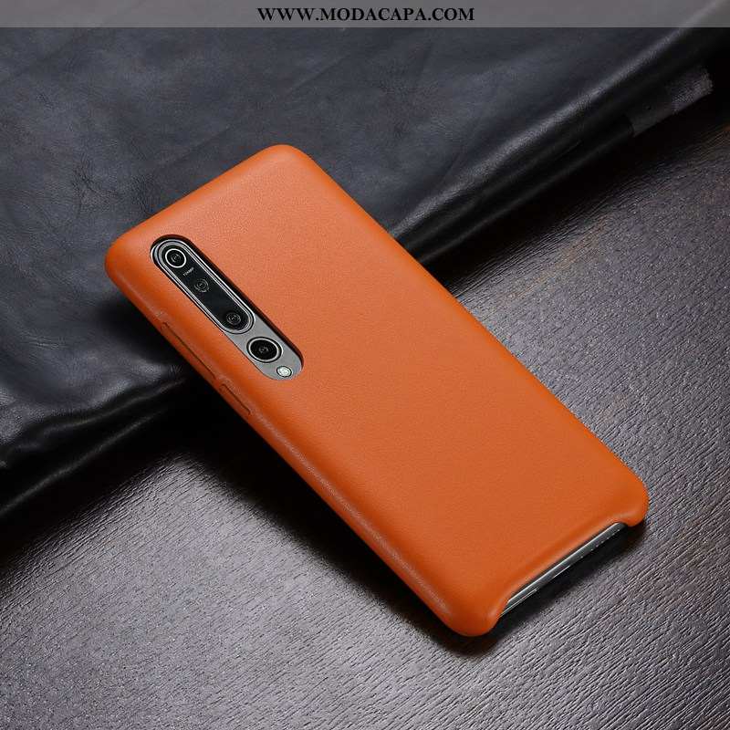 Capa Xiaomi Mi 10 Pro Super Cases Couro Pequena Criativas Negócio Slim Baratas