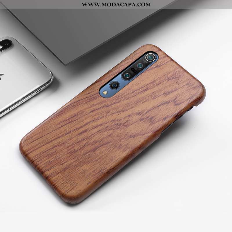 Capa Xiaomi Mi 10 Pro Protetoras Antiqueda Telemóvel Marrom Cases Criativas Personalizado Comprar