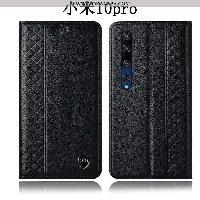 Capa Xiaomi Mi 10 Pro Couro Legitimo Telemóvel Capas Completa Cover Primavera Pequena Baratas